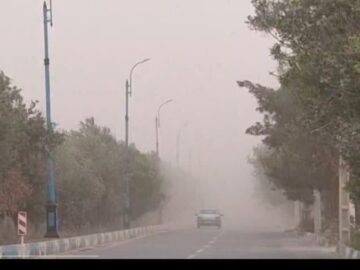 باد با سرعت ۷۲ کیلومتر برساعت گچساران را درنوردید