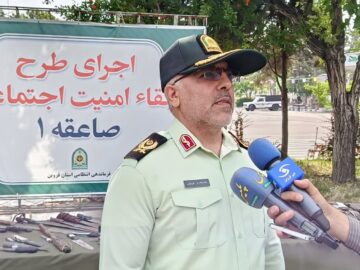 فرماده انتظامی قزوین: خط قرمز پلیس اراذل و اوباش است