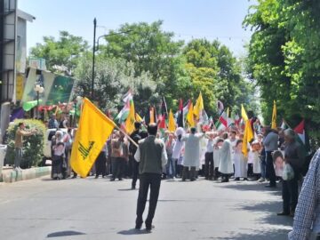 فریاد البرزی ها برای محکومیت جهانی صهیونیست ها