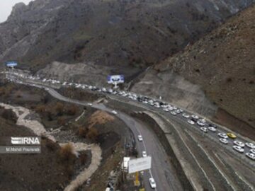 ترافیک سنگین در آزادراه تهران – شمال