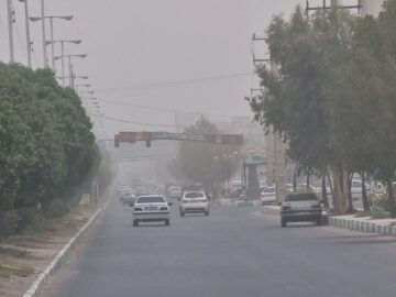 آلودگی هوا در ۱۵ شهر خوزستان؛ رامهرمز در وضعیت بسیار ناسالم