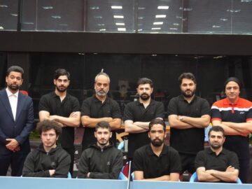 پیروزی پتروشیمی بندر امام در دیدار رفت فینال لیگ برتر تنیس روی میز