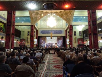 آیین بزرگداشت چهلمین روز عروج سپهبد شهید غلامعلی رشید در دزفول برگزار شد