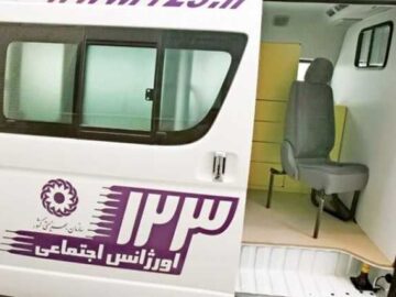 خودروهای اورژانس اجتماعی قزوین فرسوده هستند