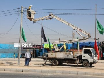 زیرساخت‌های برق در مرزهای خوزستان برای اربعین تکمیل شد