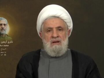 سخنرانی شیخ نعیم قاسم در مراسم بزرگداشت چهلم شهید حاج رمضان