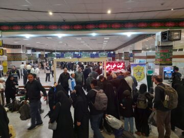 تردد زوار از مرز خسروی به حدود ۵۰ هزار نفر در روز رسید