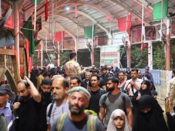 حضور آتش‌نشانی تهران در مواکب و قرارگاه‌های مرزی اربعین