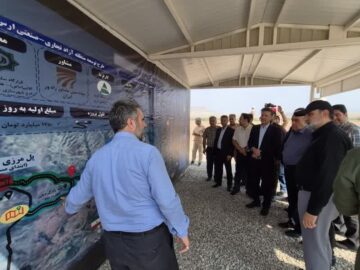 بازدید معاون وزیر راه از پروژه راهبردی جلفا–کلاله در مرز ایران با ارمنستان و آذربایجان
