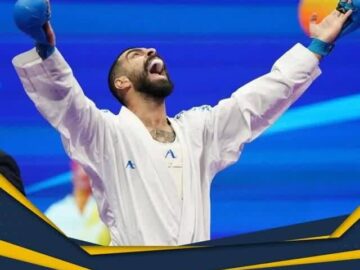 ملی پوش کاراته استان مرکزی مدال برنز مسابقات جهانی را کسب کرد