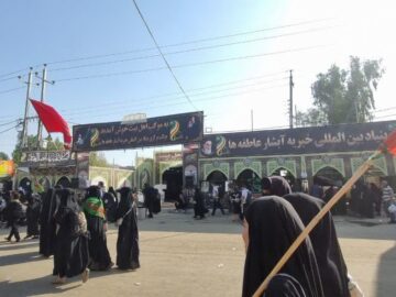 توزیع روزانه ۱۵ هزار پرس غذا میان زائران اربعین حسینی