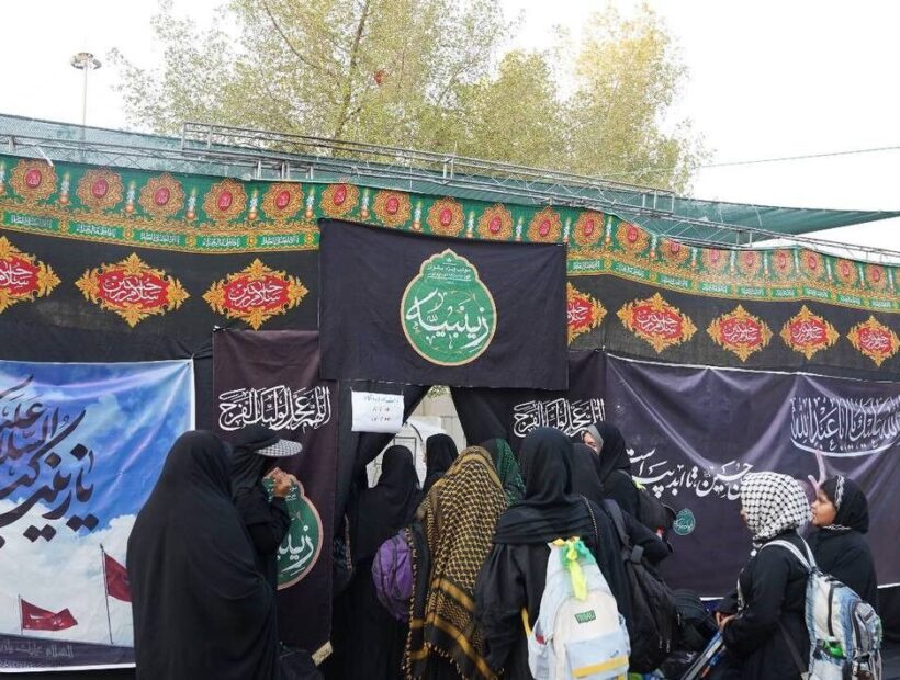 میزبانی ۱۵۰۰ مادر و کودک در قرارگاه زینبیه شهر کربلا