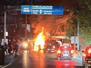 حمله پهپادی ارتش رژیم صهیونیستی به یک خودرو در جنوب لبنان