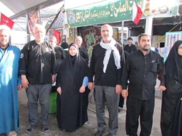 شور اربعین در مواکب اردبیل 