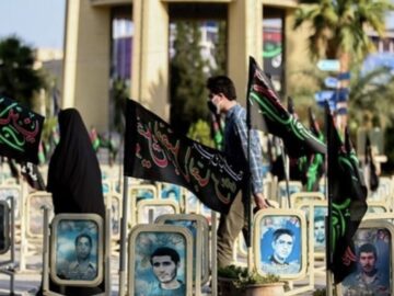 جمع مُحبان حسینی، تداعی‌گر حماسه کربلا در گلستان شهدای اصفهان