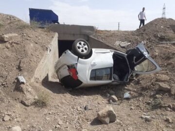 واژگونی خودروها در قزوین منجر به چهار فوتی و مصدوم شد 