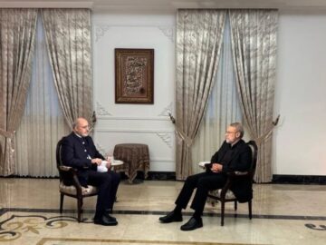 لاریجانی: امکان عادی‌سازی روابط با سوریه بستگی به اقدامات دمشق دارد