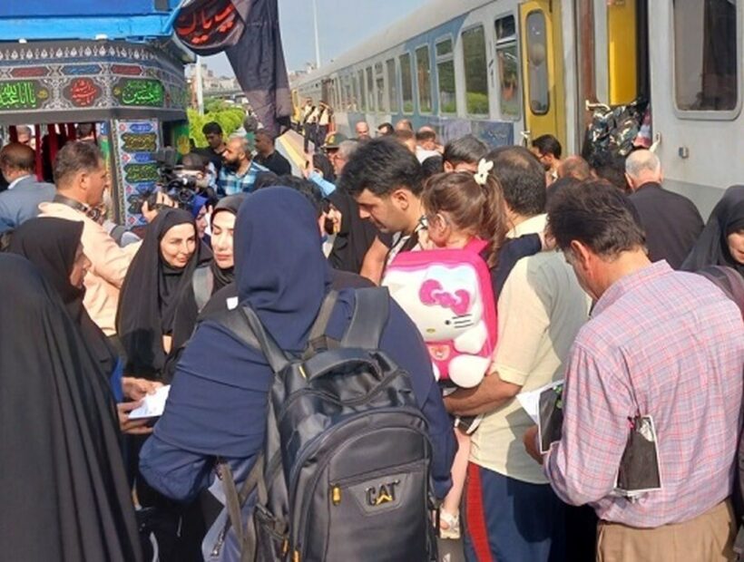 بیش از ۳۰۰ هزار زائر اربعین از طریق مسیر ریلی جا به جا شدند