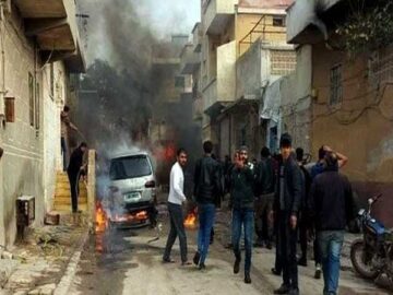 انفجار انتحاری در حلب سوریه