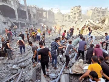 شهادت ۸۱ فلسطینی در حملات رژیم صهیونیستی به نوار غزه