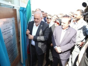 نیروگاه خورشیدی رضی آباد با حضور وزیر نیرو افتتاح شد