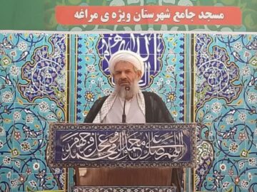امام جمعه مراغه: فلسفه اصلی حکومت اسلامی خدمت به مردم است