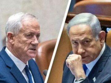 گانتس خواهان سرنگونی دولت نتانیاهو شد