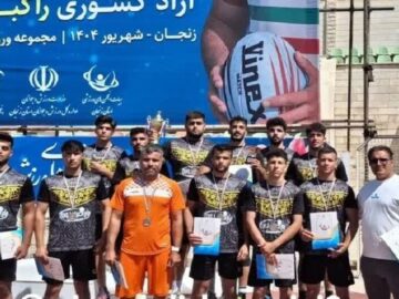 کرمانشاه به مقام سوم مسابقات راگبی قهرمانی جوانان کشور رسید