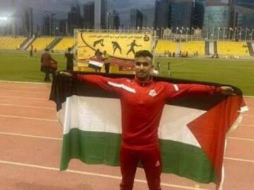 شهادت ورزشکار بین‌المللی فلسطینی در خان‌ یونس
