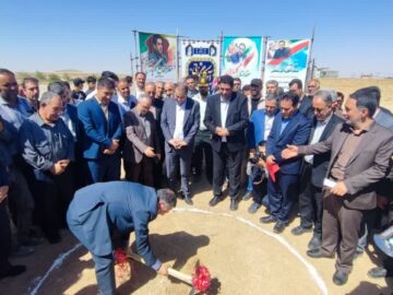 عملیات اجرایی مجموعه ورزشی زرین‌رود خدابنده آغاز شد 