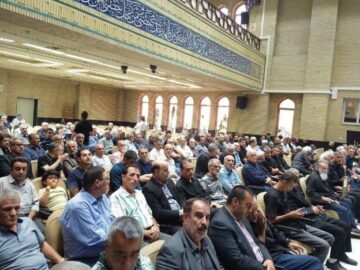 حضور وزیر ورزش و جوانان در مراسم ترحیم پهلوان “رضا سوخته سرایی”