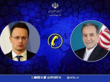 تاکید وزرای خارجه ایران و مجارستان بر تقویت روابط دو کشور