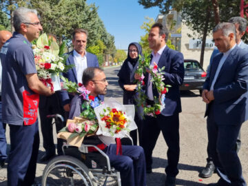 قهرمان بوچیاکار زنجانی مورد استقبال قرار گرفت