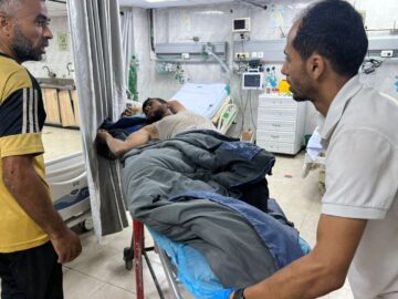 حمله رژیم صهیونیستی به آوارگان در جنوب غرب غزه + فیلم