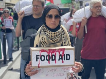 حامیان فلسطین در اروپا با برگزاری راهپیمایی‌های گسترده خواستار پایان نسل‌کشی در غزه شدند