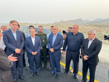 پیچ های حادثه خیز جاشک محور ارتباطی بوشهر – کنگان حذف شد