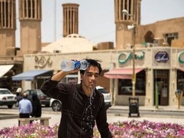 تداوم هوای گرم تابستانی در یزد