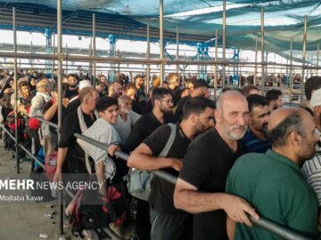 تردد ۵۶۶ هزار نفر از مرز مهران از اول ماه صفر تاکنون