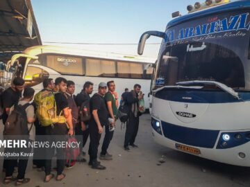 روزانه ۳۳ هزار نفر از پایانه برکت حمل و نقل عمومی جابجا می شوند