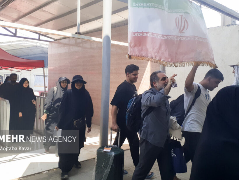 وضعیت تردد در مرز مهران؛ عصر چهارشنبه ۲۲ مرداد