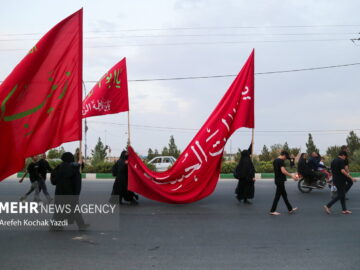 مراسم جاماندگان اربعین حسینی در شهرستان‌های تهران آغاز شد