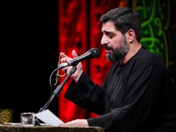 مرثیه خوانی سیدمجید بنی‌فاطمه در موکب هیئت ریحانهالحسین