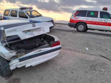 حادثه برای پژو ۴۰۵ در محور سرخه- آرادان؛ ۶ نفر مصدوم شدند