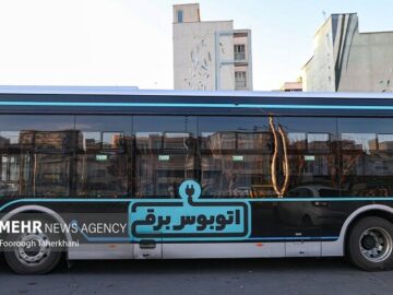 فعالیت آزمایشی اتوبوس برقی در خطوط اتوبوسرانی تبریز