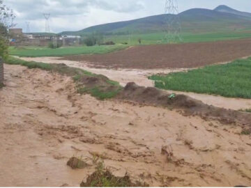 سیل به قنوات روستای دوزهیر سمنان آسیب رساند