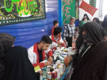 پوشش درمانی ۲۴ ساعته هلال‌احمر برای زائران اربعین در کربلا