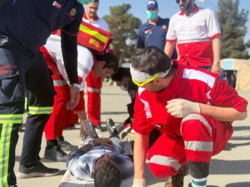 امدادرسانی هلال‌احمر به بیش از ۶۵ هزار نفر در حوادث یک هفته گذشته