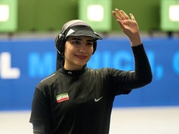 هانیه رستمیان در تپانچه ۱۰ متر بانوان آسیا فینالیست شد