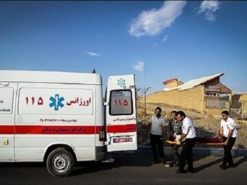 ۱۳ مصدوم در دو سانحه رانندگی همزمان در جاده‌های کردستان