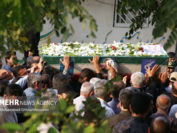 تشییع شهید اقتدار ایران شهید «یونس نوفرستی» در بیرجند
